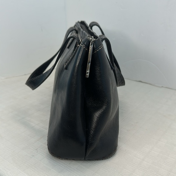 Vintage Fossil leather bag in black - Picture 4 of 10